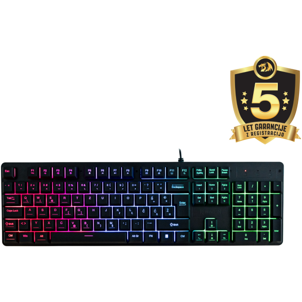 REDRAGON NETHERBANE K521 RGB TIPKOVNICA S ŠUMNIKI