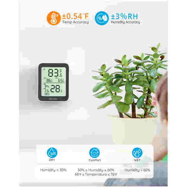 GOVEE BLUETOOTH termometer in higrometer z zaslonom - slika 2