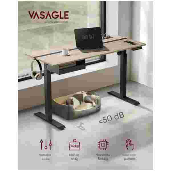 VASAGLE Električno nastavljiva pisalna miza - slika 3