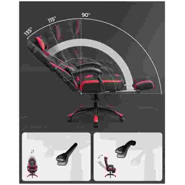 SONGMICS ergonomski gaming in pisarniški stol - slika 5