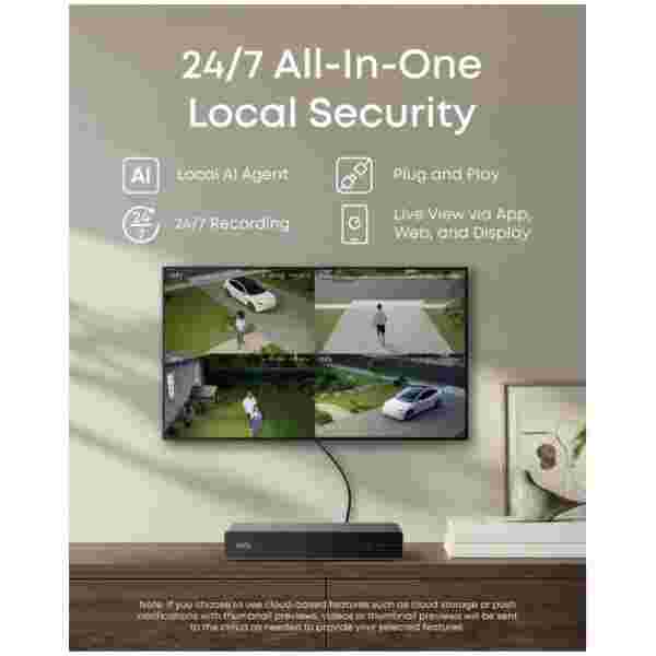 Anker Eufy Security PoE NVR nadzorni sistem S4 (2x eufy E40 + 2x eufy S4) - slika 4