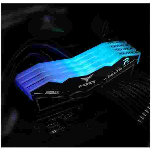 Teamgroup  DELTA RGB 32GB Kit (2x16GB) DDR5-5200 DIMM PC5-41600 CL40, 1.25V - slika 3
