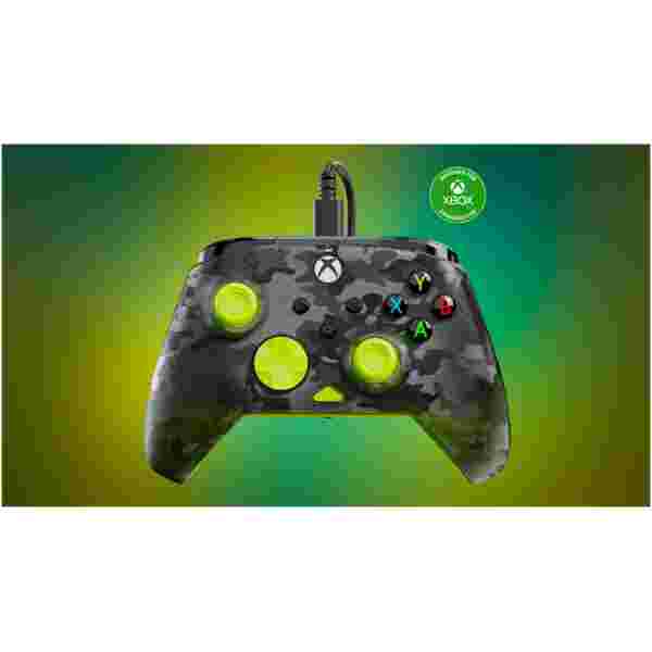 TURTLE BEACH XBOX REMATCH ŽIČNI KONTROLER CAMO ČRNO RUMENE BARVE