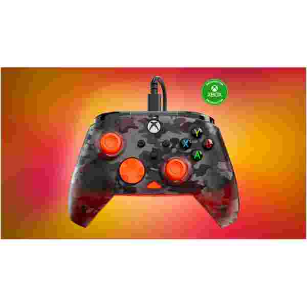 TURTLE BEACH XBOX REMATCH ŽIČNI KONTROLER CAMO ČRNO ORANŽNE BARVE
