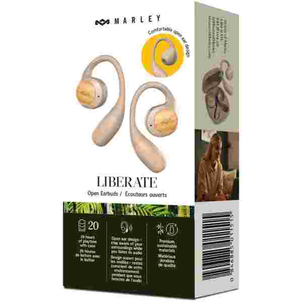 HOUSE OF MARLEY LIBERATE OPEN EAR EARPHONES CREAM - slika 3