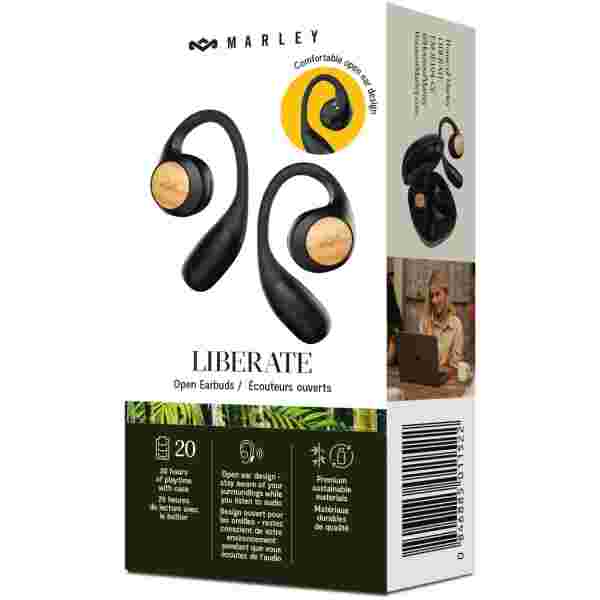 HOUSE OF MARLEY LIBERATE OPEN EAR EARPHONES SIGNATURE BLACK - slika 3