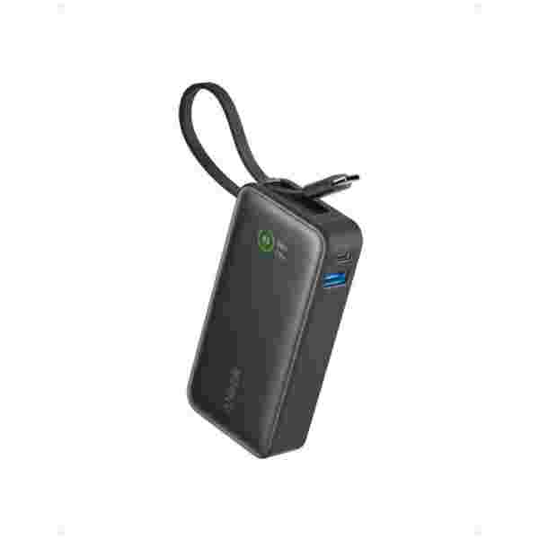 Anker 545 Nano powerbank 10K z vgrajenim kablom USB-C, črn - slika 3