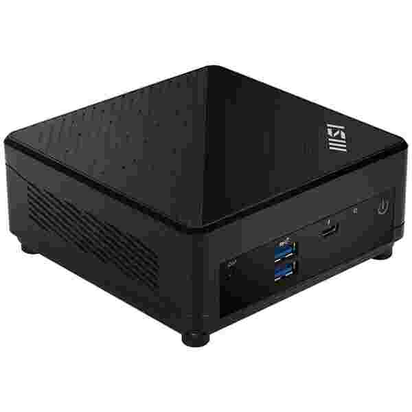 Mini namizni računalnik MSI Cubi 5 12M-407BEU i3 / 8GB / 512GB SSD / WiFi 6E + BT 5.3 / 1Gbps + 2.5Gbps / NoOS / črn