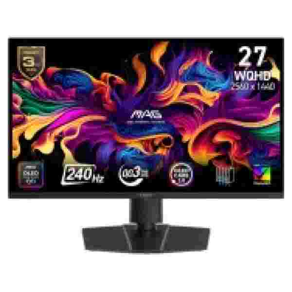 Zaslon MSI MAG 273QP QD‑OLED X24 / 27" / WQHD / 240Hz / 0.03ms (GtG) / črn - nastavljiv po višini - slika 2