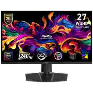 Zaslon MSI MAG 273QP QD‑OLED X24 / 27" / WQHD / 240Hz / 0.03ms (GtG) / črn - nastavljiv po višini