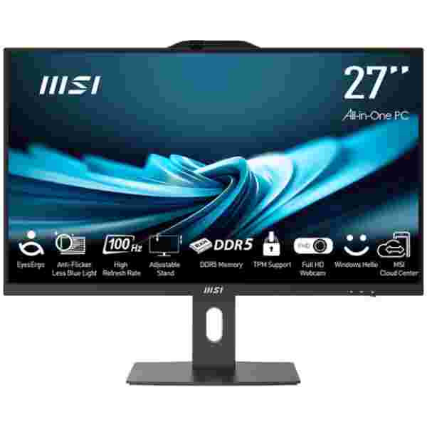 Računalnik MSI PRO AP272P 14M-886XEU i7 / 16GB / 1TB SSD / 27" FHD IPS 100Hz / NoOS / črn - nastavljiv po višini