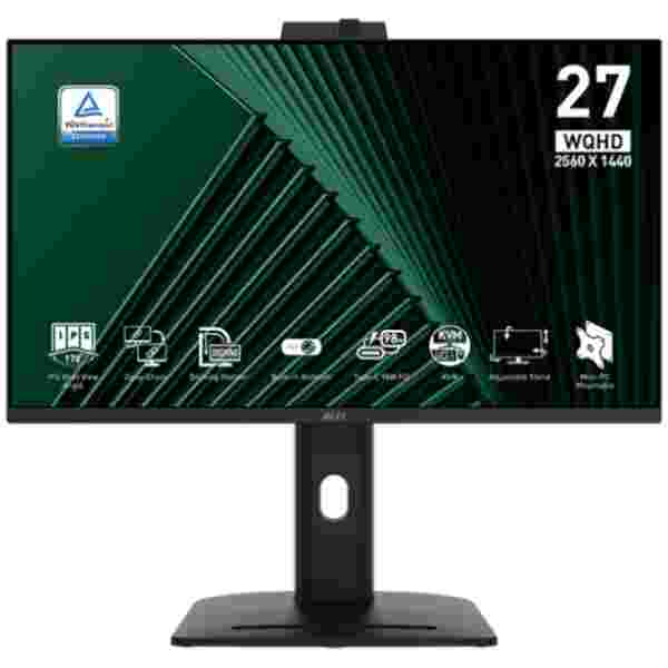 Zaslon MSI PRO MP275QPDG / 27" / WQHD / IPS / 100Hz / 1ms (MPRT) / KVM / črn - nastavljiv po višini - PD 98W