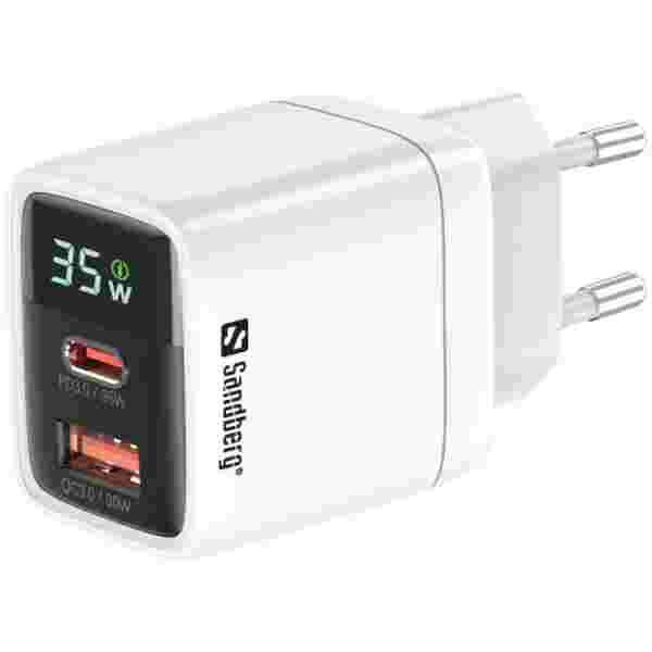 Sandberg 2in1 Charger USB-C + USB-A PD 35W