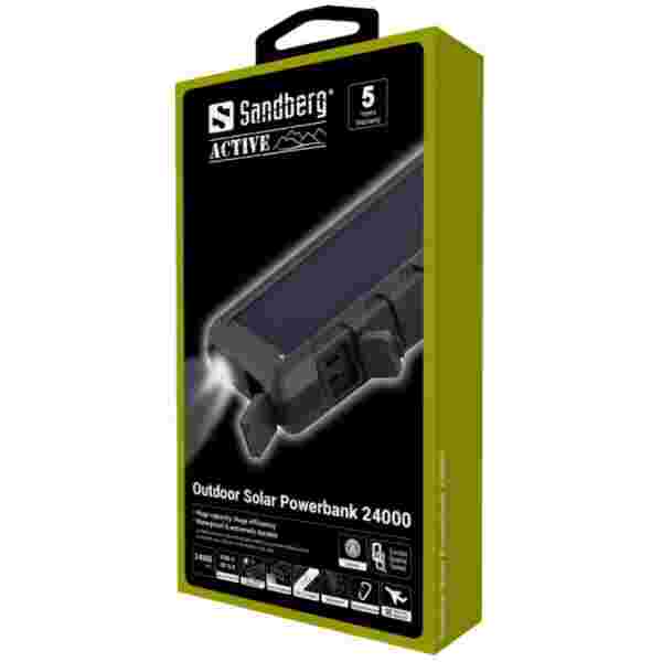 Sandberg Outdoor Solar Powerbank 24000 prenosna baterija - slika 3