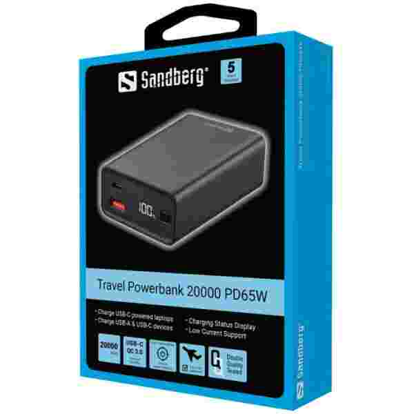 Sandberg Travel Powerb 20000 PD65W