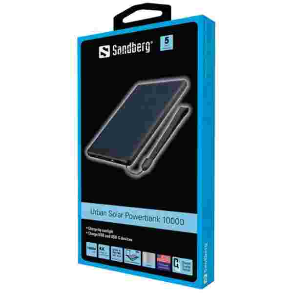 Sandberg Urban Solar Powerbank 10000 prenosna baterija - slika 3