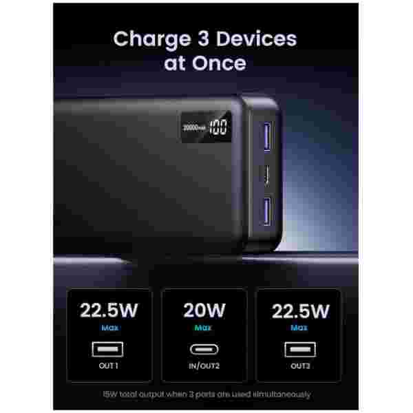 Ugreen 22.5W 20000mAh prenosna baterija