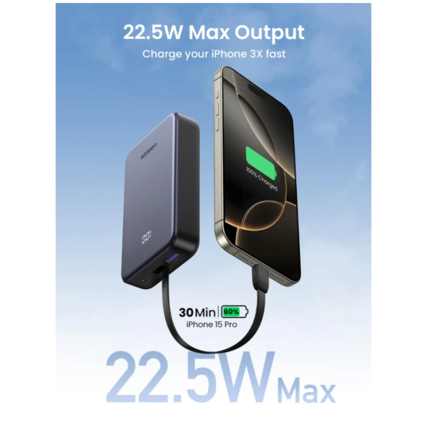 Ugreen 22,5W 20000mAh prenosna baterija - slika 4