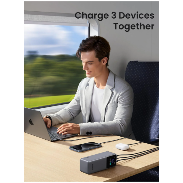 Ugreen prenosna polnilna baterija 25.000mAh, 200W s pametnim digitalnim zaslonom - slika 4