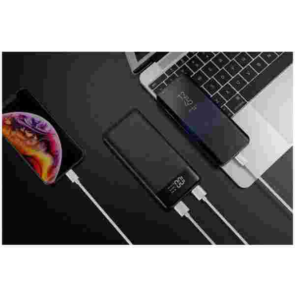 VEGER L11 PowerBank 10000 mAh LCD, črn - slika 3