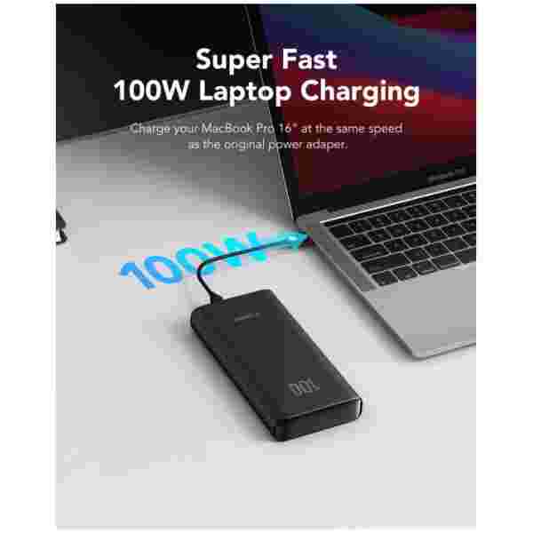 VEGER T100 PowerBank 20.000 mAh T100, črn - slika 4