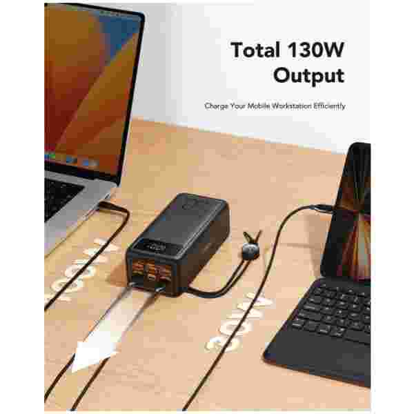 VEGER prenosna baterija Tank Boost 56000 mAh, črna - slika 3