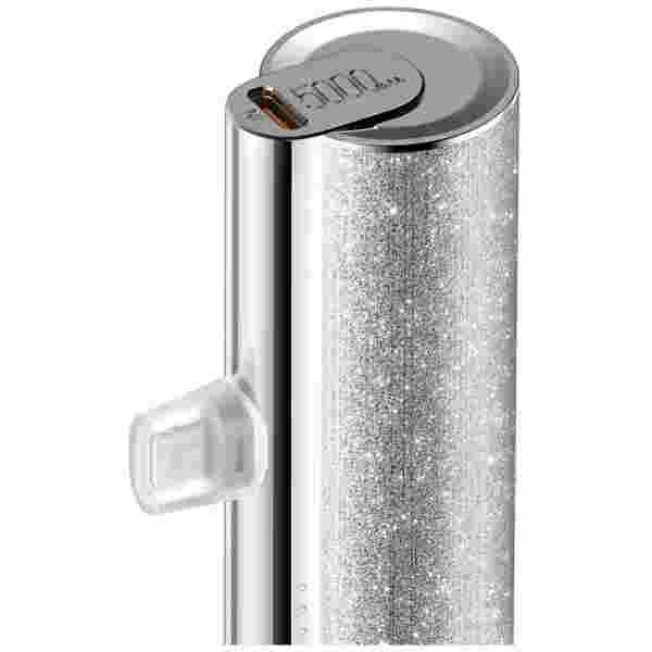 VEGER prenosna baterija z vgrajenim priključkom Type-C 5000mAh, srebrna - slika 4