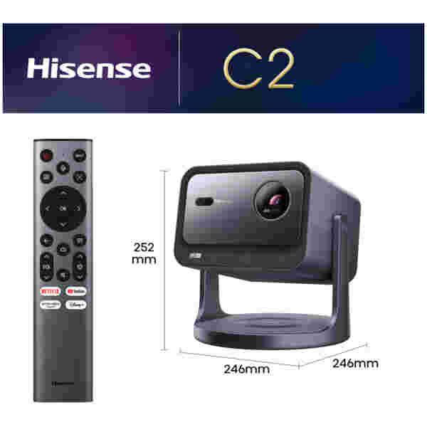 Hisense pametni 4K mini projektor C2 - slika 2