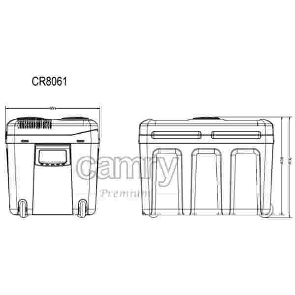 Camry Prenosni hladilnik 40L - slika 2