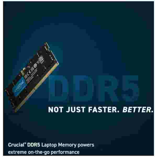 Crucial 32GB DDR5-4800 SODIMM PC5-38400 CL40