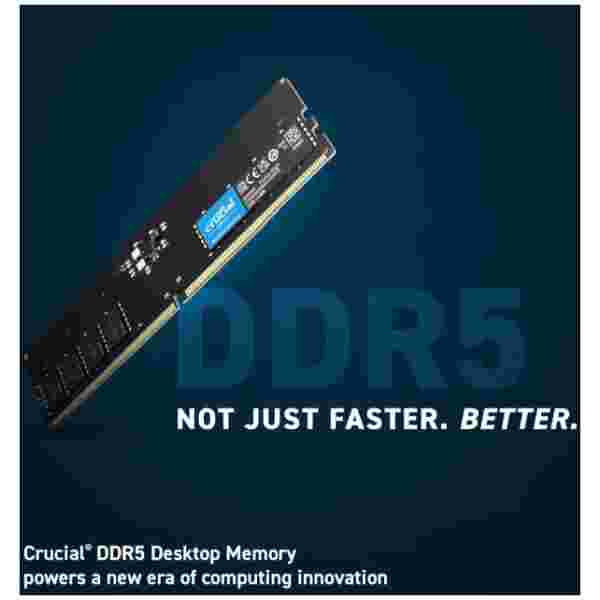 Crucial 8GB DDR5-4800 UDIMM PC5-38400 CL40, 1.1V - slika 3