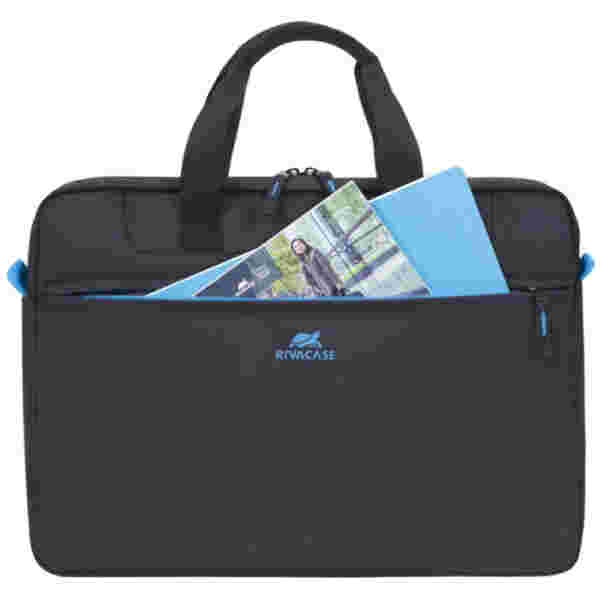 Torba za notesnik 35,5 cm (14″) RivaCase črna (8027 BLACK) - slika 3