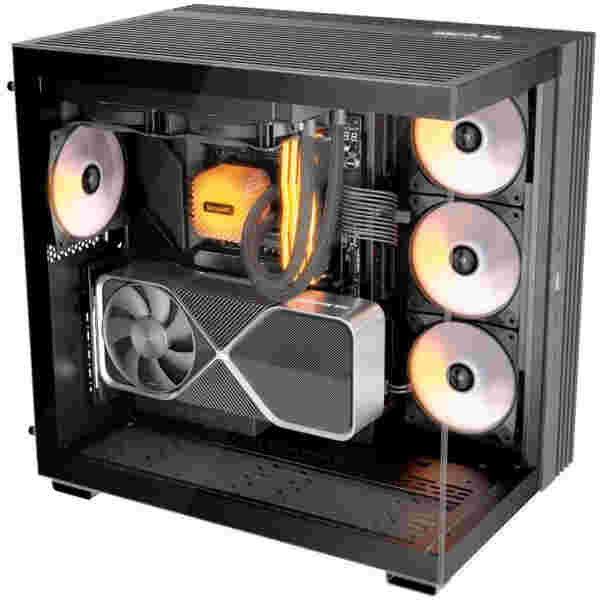 Ohišje Bequiet Light Base 600 LX MidiATX - črna RGB - slika 2