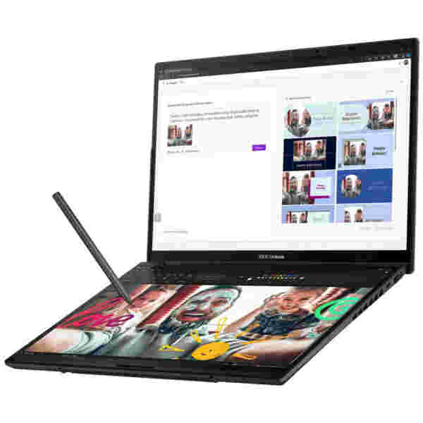 Prenosnik Intel 2x 35,5 cm (14,0") Zenbook Duo 1920x1200 OLED na dotik 400nit 120Hz Ultra 7-255H/32GB/SSD1TB/BL/ALU/Intel Arc/Win11Pro (90NB14X1-M00790) - slika 5