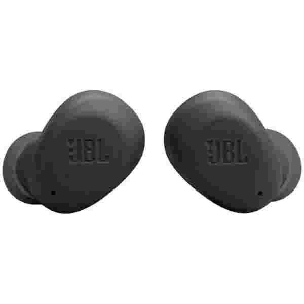 Slušalke brezžične JBL ušesne z mikrofonom - Vibe Buds TWS črne (JBLVBUDSBLK)
