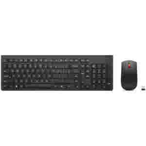 Tipkovnica in miš Lenovo brezžična Essential Combo Gen2 SLO črna odporna na politje low-profile (4X31R64492)