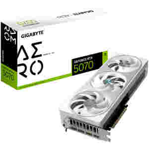 Grafična kartica nVidia RTX5070 GigaByte AERO OC bela - 128MB GDDR7 (GV-N5070AERO OC-12GD)