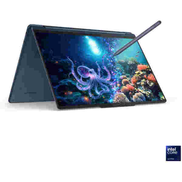 Prenosnik Lenovo 35,5 cm (14,0") Yoga 9 2-in-1 2880x1800 OLED na dotik 500nit 120Hz Ultra 7-258V/32GB/SSD1TB/BL/FP/ALU/Intel Arc 140V/Win11Home (83LC001ESC) - slika 2