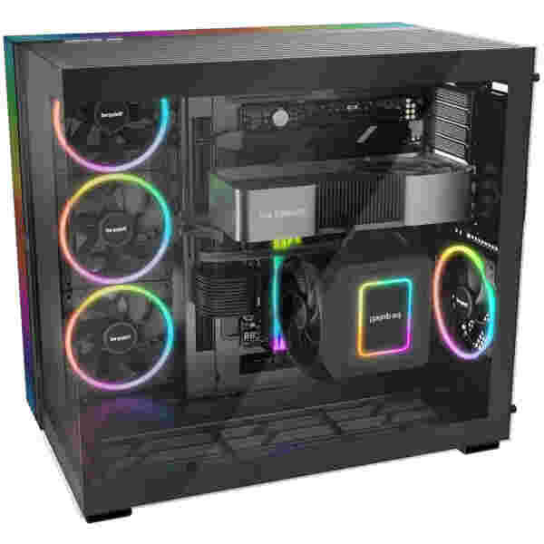 Ohišje Bequiet Light Base 900 FX Big Tower ATX - črna RGB - slika 3