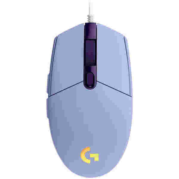 Miš Logitech USB G102 optična LightSync 8000DPI vijolična (910-005854)