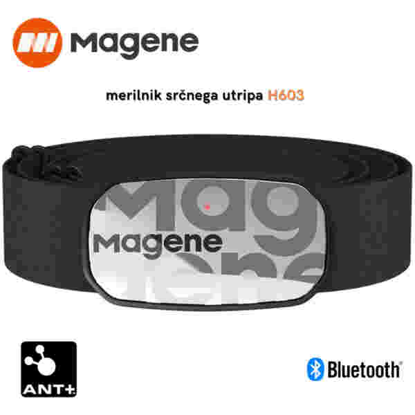 Magene H603 ANT + Bluetooth pas senzor srčnega utripa