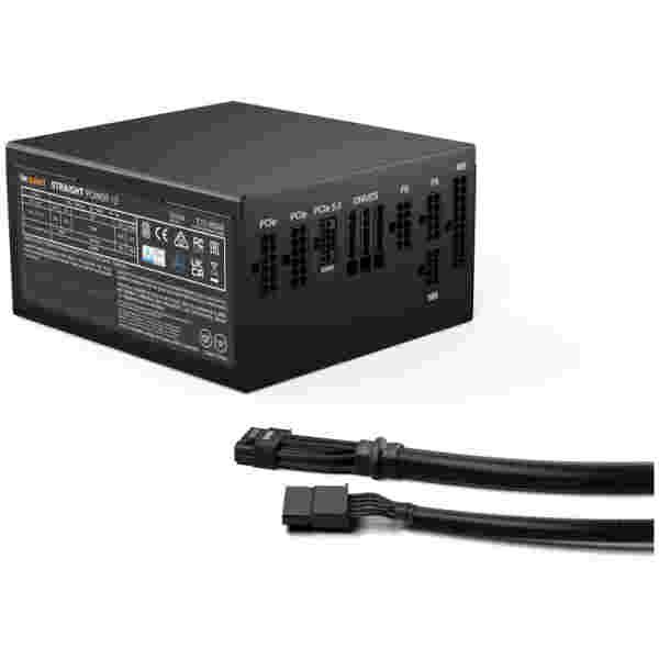 Napajalnik - 850W Bequiet Straight Power 12 80Plus Platinum 80+ ATX 3.1 (Gen5) Modular 135mm črna (BN337) - slika 3