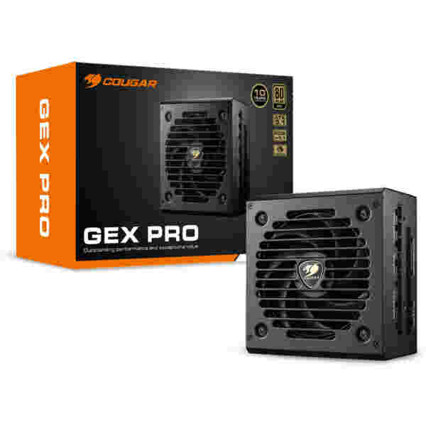 Napajalnik - 850W Cougar GEX 850 PRO 80Plus Gold 91% ATX 3.1 (Gen5) Modular 120mm črna (CGR GEXP-850)