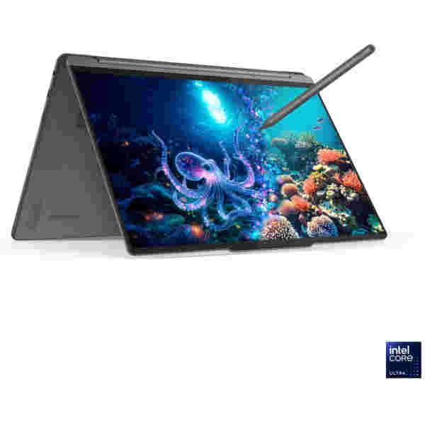 Prenosnik Lenovo 35,5 cm (14,0") Yoga 9 2-in-1 2880x1800 OLED na dotik 500nit 120Hz Ultra 7-258V/32GB/SSD1TB/BL/AI Chip: 47 TOPs/ALU/Intel Arc 140V/Win11Pro (83LC001BSC) - slika 2