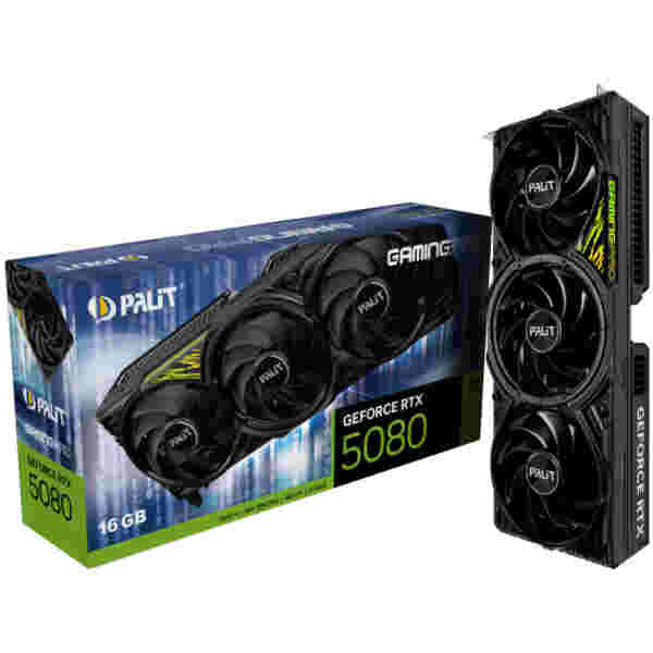 Grafična kartica nVidia RTX5080 Palit Gaming PRO V1 - 16GB GDDR7 (NE75080019T2-GB2031Y)