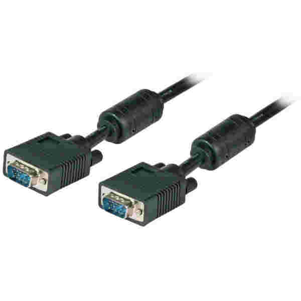 KABEL VGA SVGA 15M-M 15m EFB 14 kontaktov črn (K5326SW.15V2)