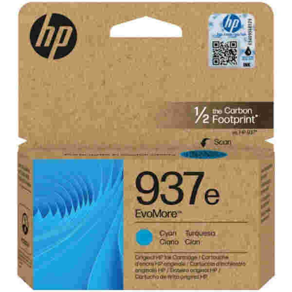 KART HP CYAN 937e EvoMore za OfficeJet 9120e/9130e/9720/9730/9110b/9120b/9130b za 1.600 STRANI (4S6W6NE)