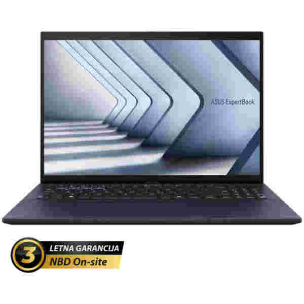 Prenosnik Asus 40,64 cm (16,0") ExpertBook B3 1920x1200 IPS 300nit Ultra 7-155H/32GB/SSD1TB/BL/FP/Intel Arc/Win11Pro (90NX0731-M01EA0)