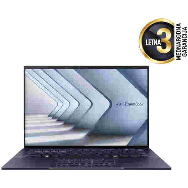 Prenosnik Asus 35,5 cm (14,0") ExpertBook B9 OLED 2880x1800 OLED 400nit 90Hz Core 7-150U/32GB/SSD2TB/BL/FP/Intel Graphics/Win11Pro (90NX05W1-M01H30)