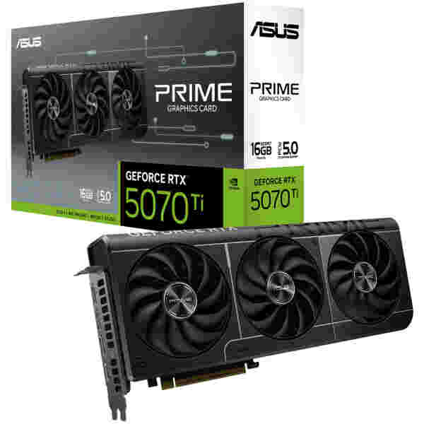 Grafična kartica nVidia RTX5070Ti Asus Prime - 16GB GDDR7 (90YV0MF0-M0NA00)